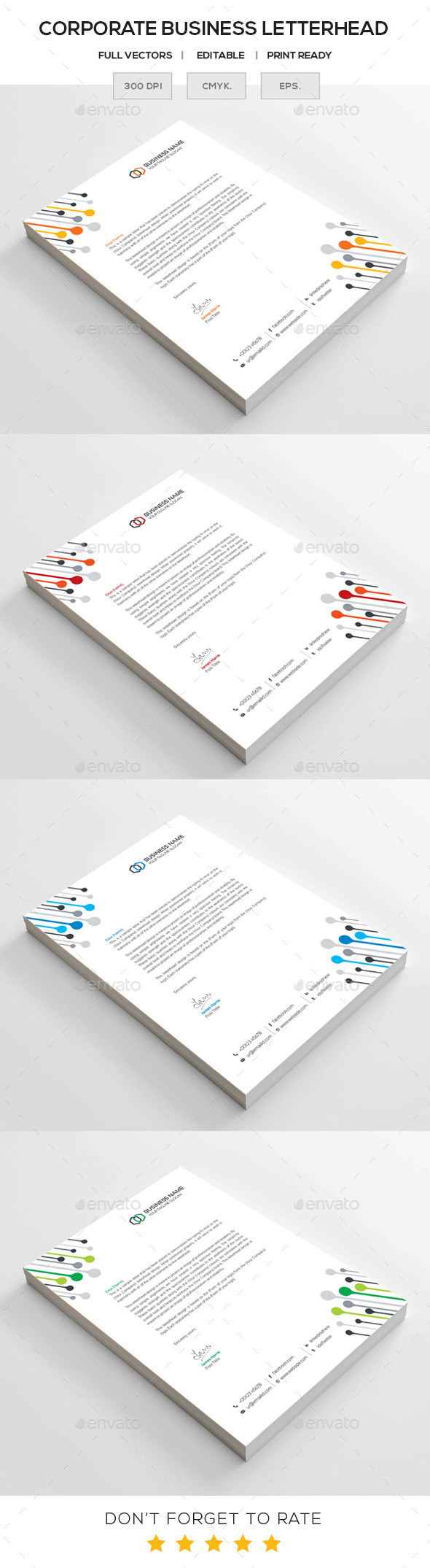 GraphicRiver Corporate Letterhead 11266446 GraphicRiver Corporate Letterhead 11266446
