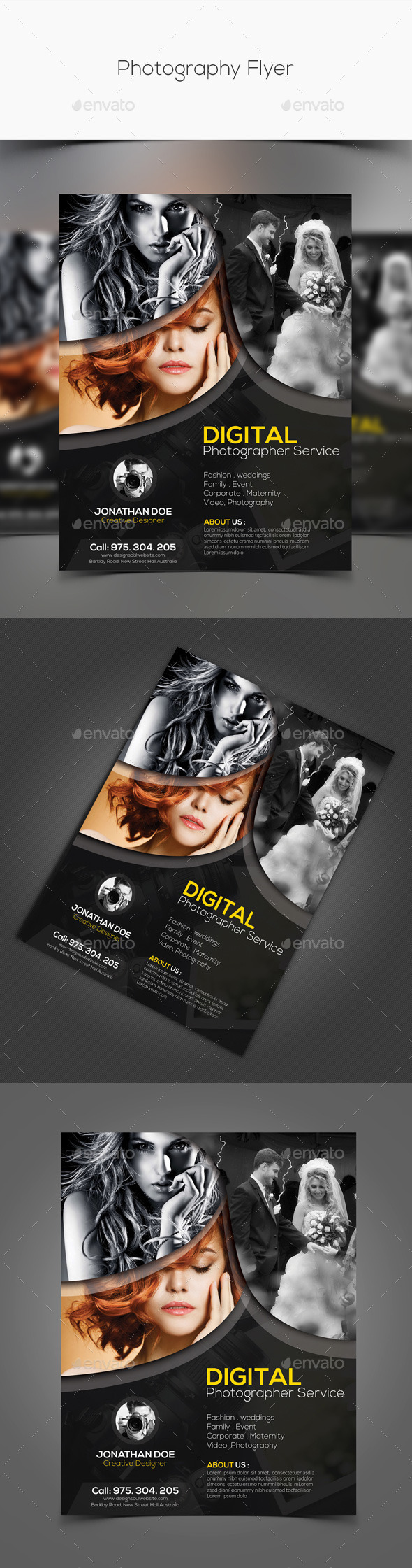 GraphicRiver Photography Flyer 11267733 GraphicRiver Photography Flyer 11267733