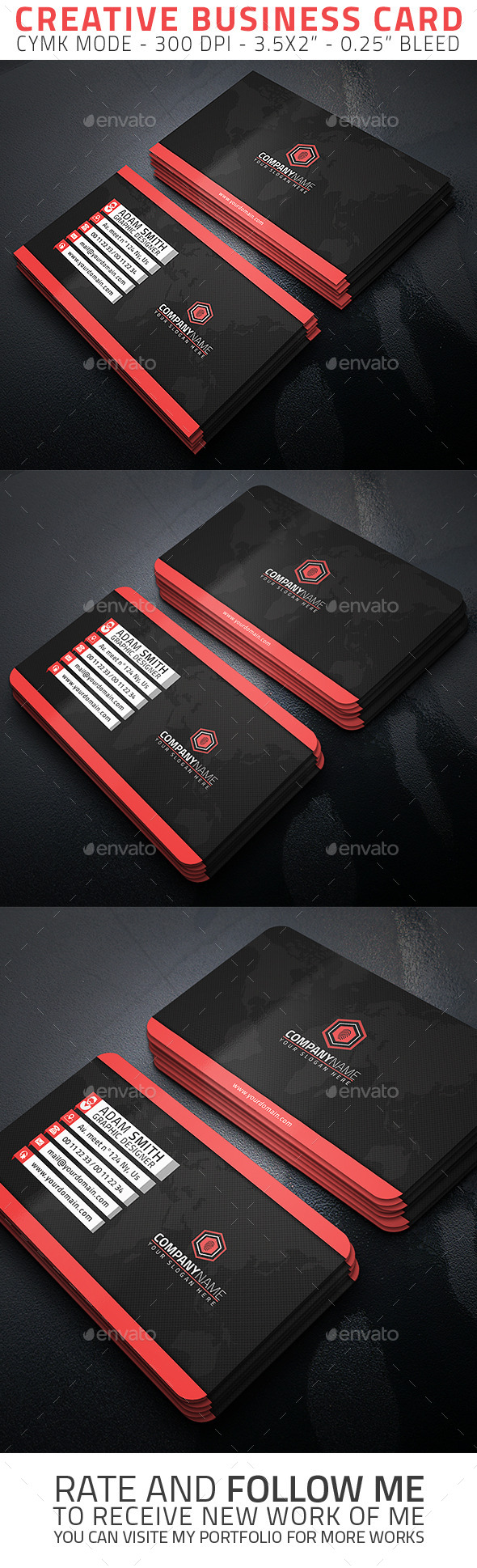 GraphicRiver Creative Business Card 11267889 GraphicRiver Creative Business Card 11267889