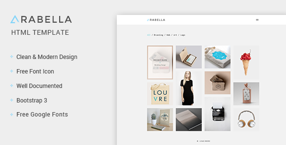 Arabella - Portfolio HTML Template