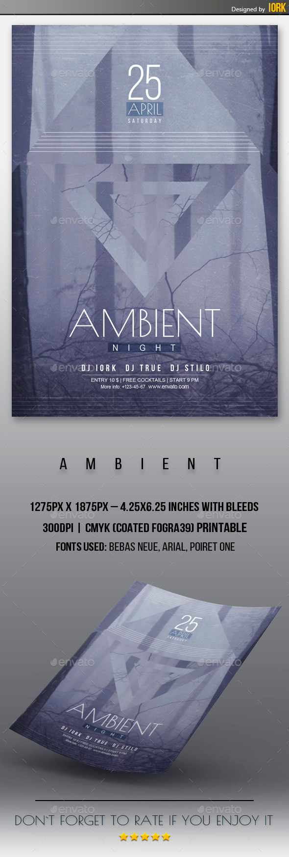 GraphicRiver Ambient Night Flyer 11271900 GraphicRiver Ambient Night Flyer 11271900