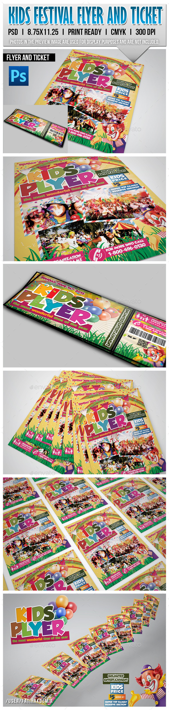 GraphicRiver Kids Fest Flyer 11273116 GraphicRiver Kids Fest Flyer 11273116