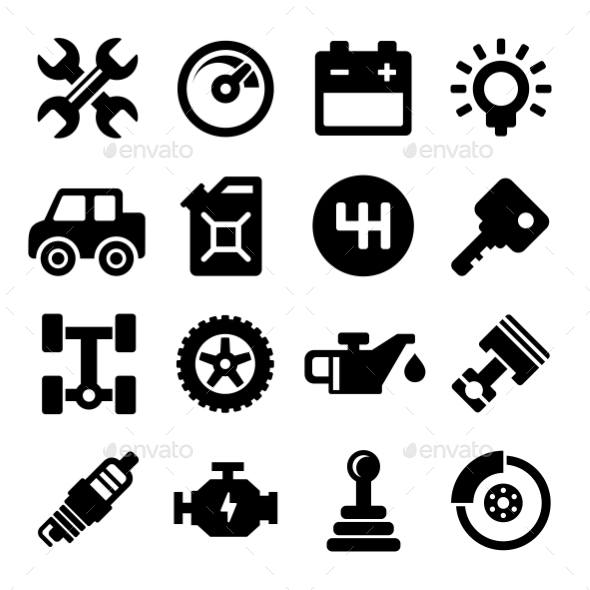 GraphicRiver Auto Repair Service Icons 11273776 GraphicRiver Auto Repair Service Icons 11273776