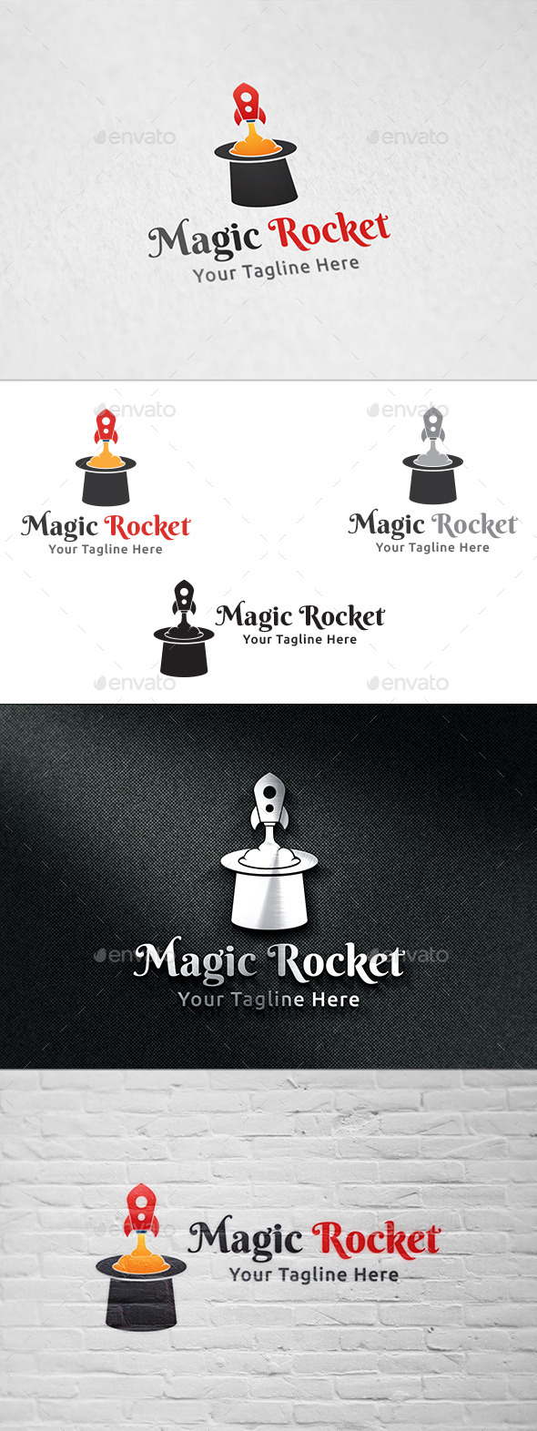 GraphicRiver Magic Rocket Logo Template 11274465 GraphicRiver Magic Rocket Logo Template 11274465