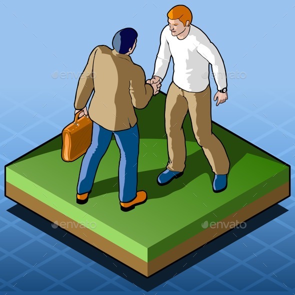 GraphicRiver Isometric Infographic Business Agreement 11274768 GraphicRiver Isometric Infographic Business Agreement 11274768