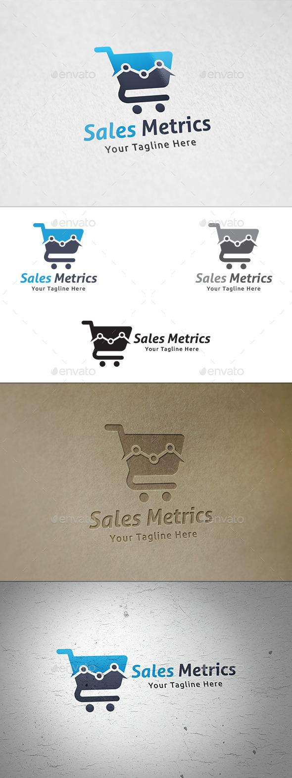 Sales Metrics - Logo Template (Objects)