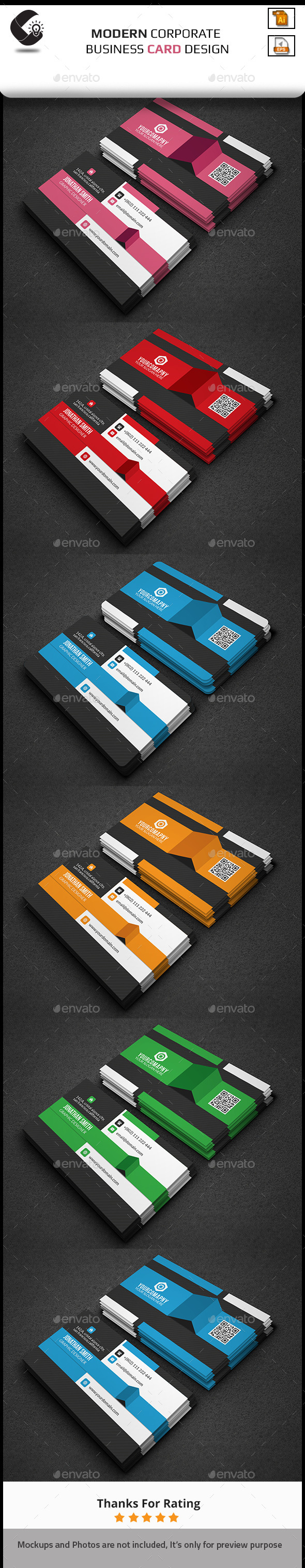 GraphicRiver Modern Corporate Business Card 11276538 GraphicRiver Modern Corporate Business Card 11276538