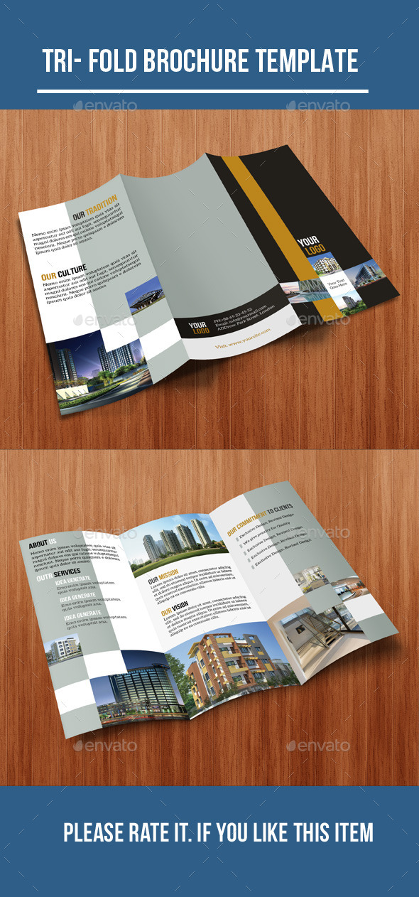 Real Estate Tri fold brochure (Corporate)