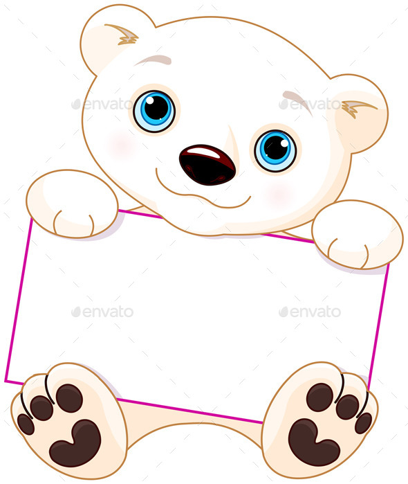 GraphicRiver Polar Bear Sign 11252903 GraphicRiver Polar Bear Sign 11252903