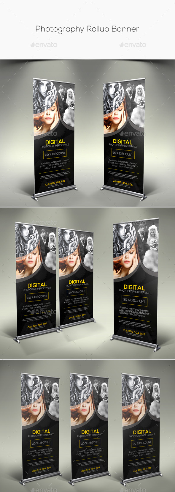 GraphicRiver Photography Rollup Banner 11279958 GraphicRiver Photography Rollup Banner 11279958
