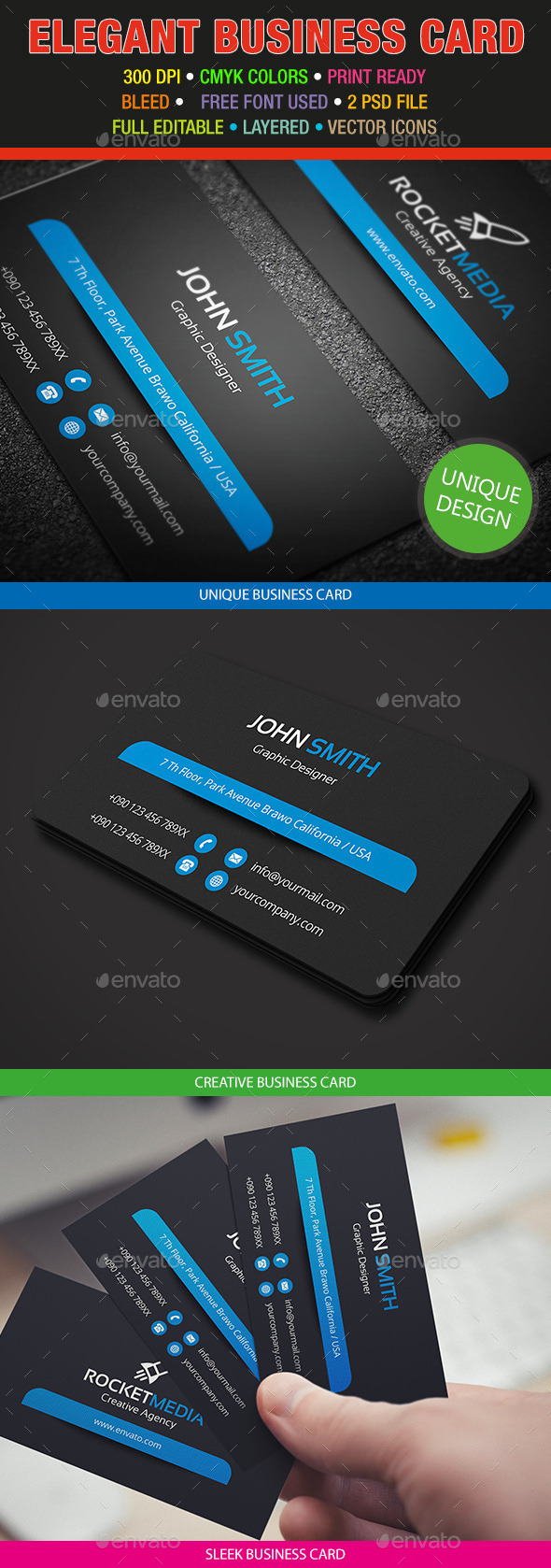 GraphicRiver Creative Business Card 364 11280637 GraphicRiver Creative Business Card 364 11280637