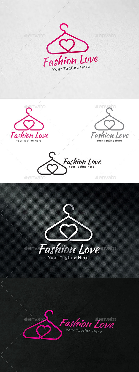 Fashion Love - Logo Template (Objects)