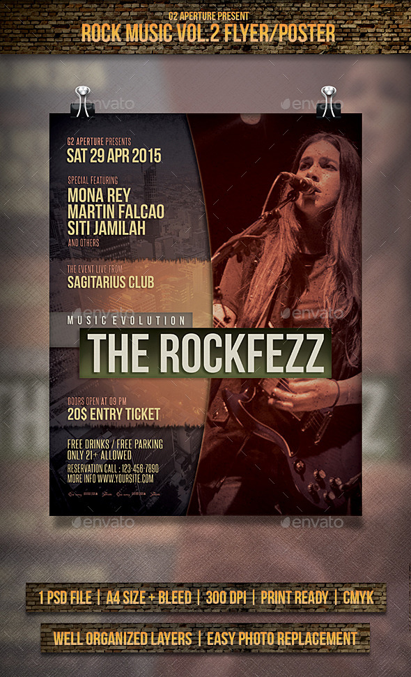 GraphicRiver Rock Music Flyer Poster Vol.2 11282154 GraphicRiver Rock Music Flyer Poster Vol.2 11282154