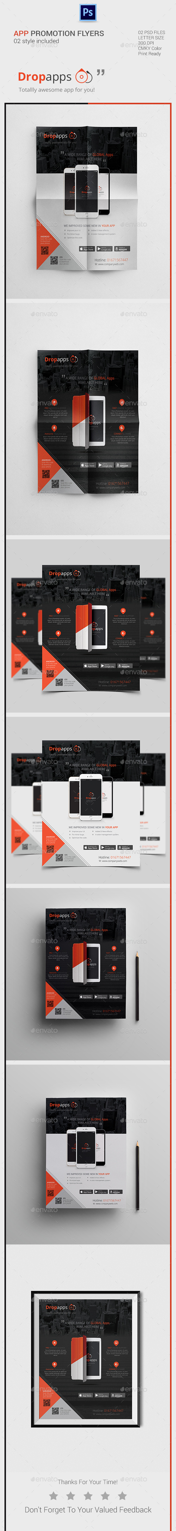 GraphicRiver Mobile App Promotional Flyer 11282157 GraphicRiver Mobile App Promotional Flyer 11282157