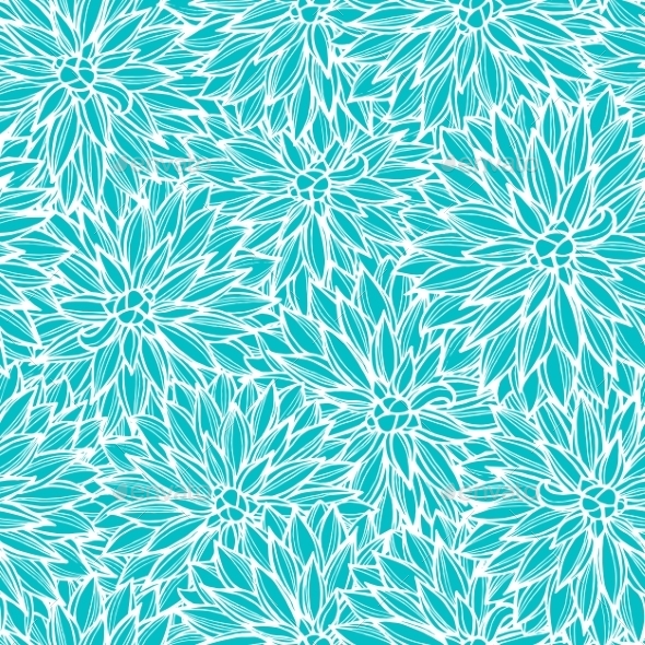 GraphicRiver Seamless Pattern With Flowers Dahlia 11283645 GraphicRiver Seamless Pattern With Flowers Dahlia 11283645