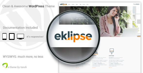 Eklipse Software Responsive WordPress theme