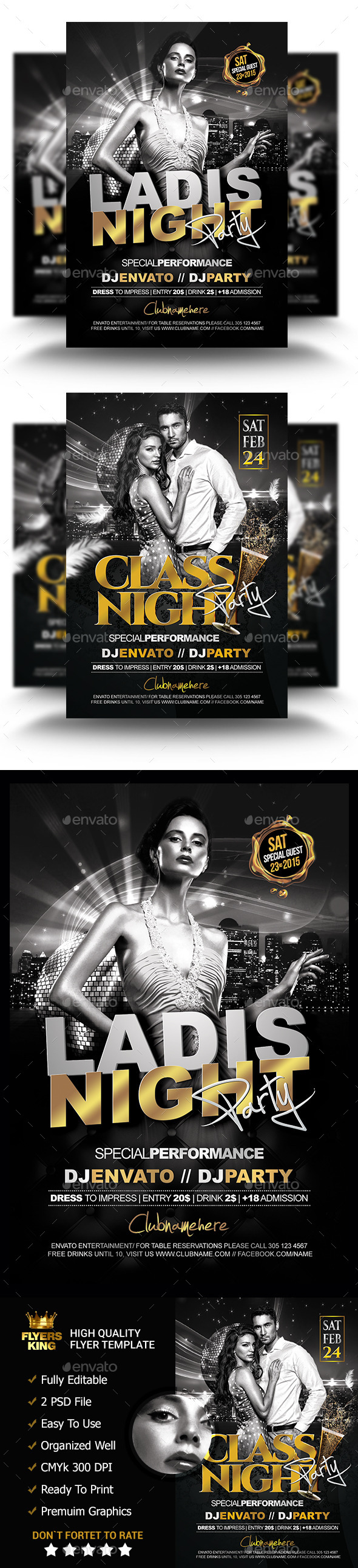 GraphicRiver 2 Classy Night Flyer Two Theme 11285973 GraphicRiver 2 Classy Night Flyer Two Theme 11285973