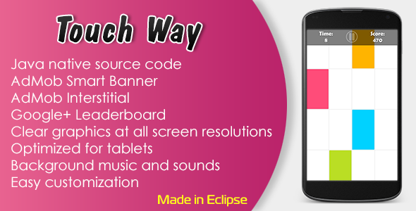 CodeCanyon Touch Way with AdMob and Leaderboard 11288192 CodeCanyon Touch Way with AdMob and Leaderboard 11288192