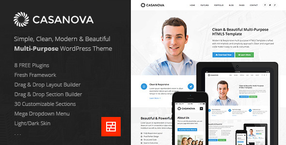 Download Casanova - Responsive Multi-Purpose Theme