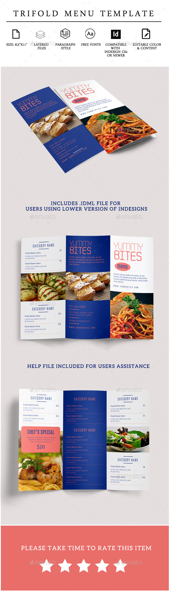 GraphicRiver Restaurant Food Menu Trifold Brochure Vol3 11289769 GraphicRiver Restaurant Food Menu Trifold Brochure Vol3 11289769