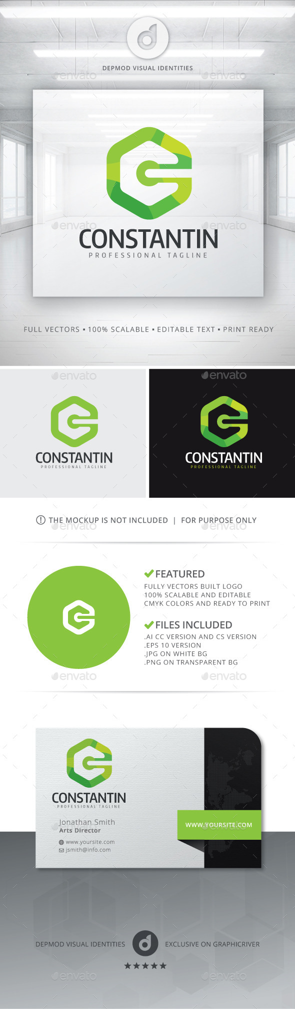 GraphicRiver Constantin Logo 11289796 GraphicRiver Constantin Logo 11289796