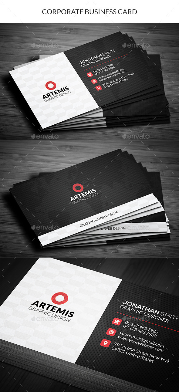 GraphicRiver Corporate Business Card 11290835 GraphicRiver Corporate Business Card 11290835