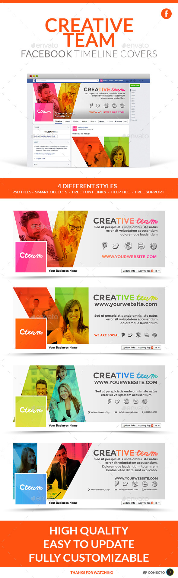 GraphicRiver Facebook Timeline Cover Creative Team 11292248 GraphicRiver Facebook Timeline Cover Creative Team 11292248