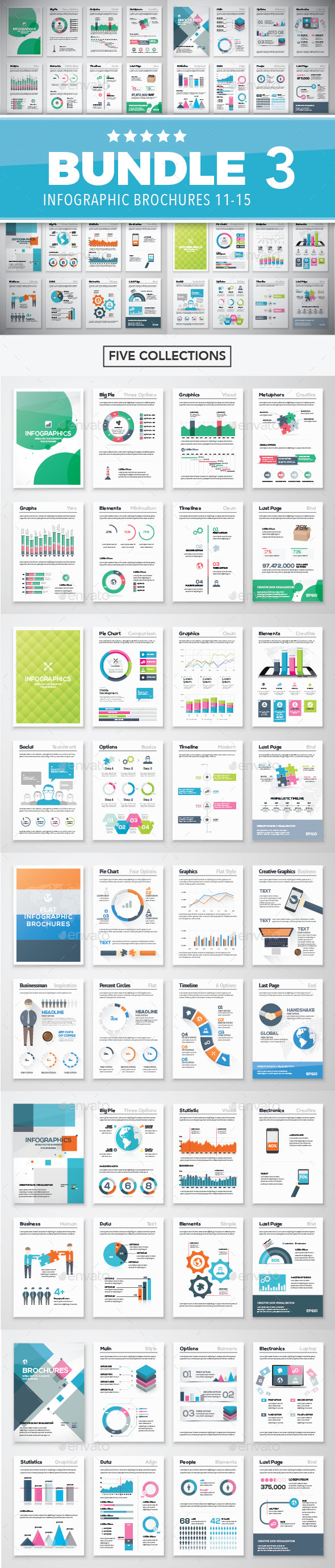 Infographic Brochure Elements Bundle 3