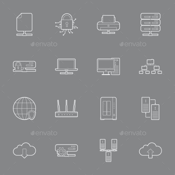 GraphicRiver Computer Systems and Networks Thin Lines Icons 11293510 GraphicRiver Computer Systems and Networks Thin Lines Icons 11293510