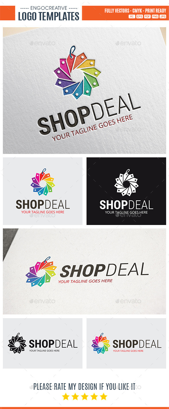 GraphicRiver Shop Deal Logo 11296985 GraphicRiver Shop Deal Logo 11296985
