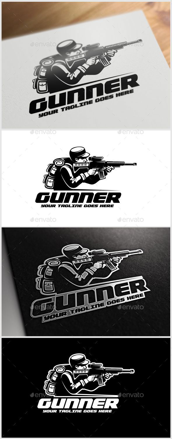 GraphicRiver Gunner Logo Template 11297227 GraphicRiver Gunner Logo Template 11297227