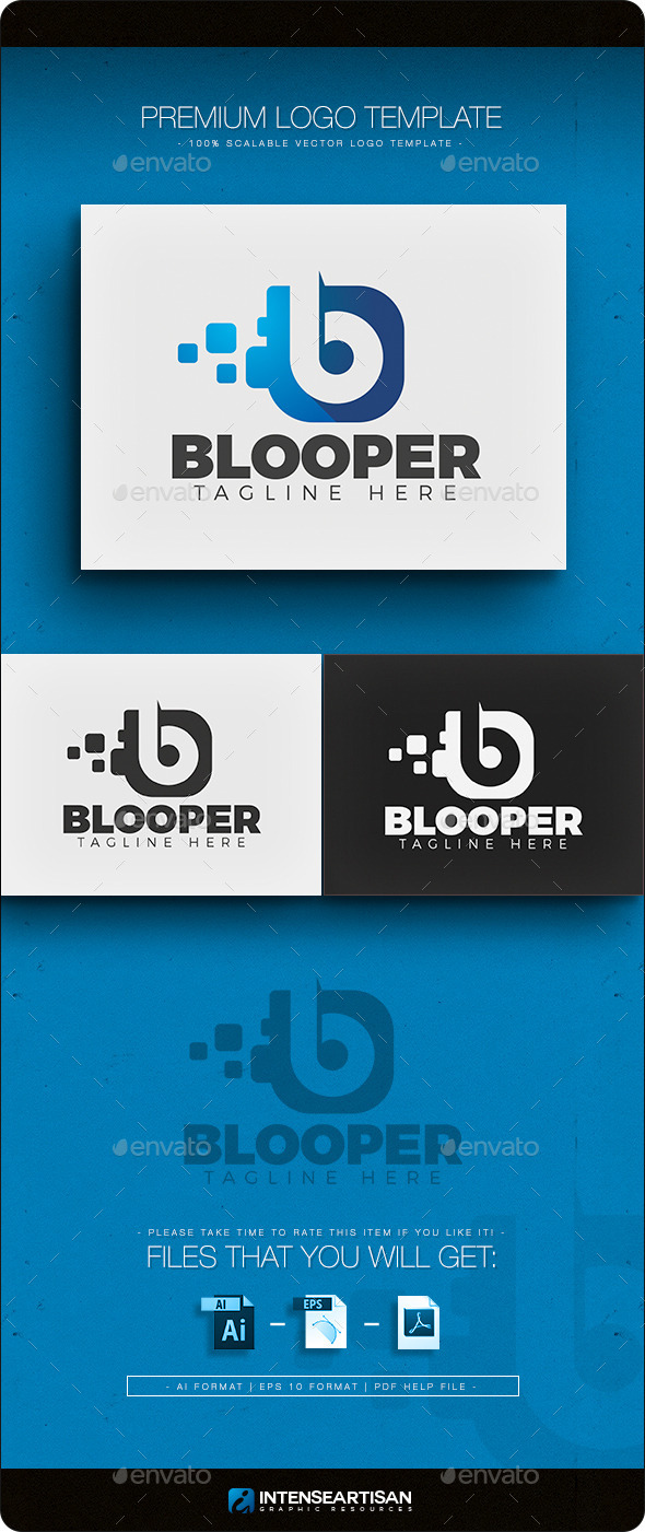 GraphicRiver Blooper Logo 11298346 GraphicRiver Blooper Logo 11298346