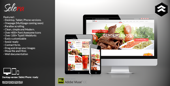 Selera - Restaurant, Cafe & Bar Muse Template