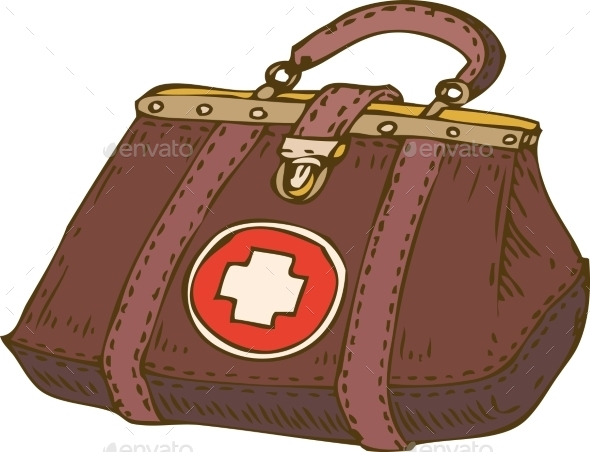 GraphicRiver Doctor Brown Leather Case 11298453 GraphicRiver Doctor Brown Leather Case 11298453