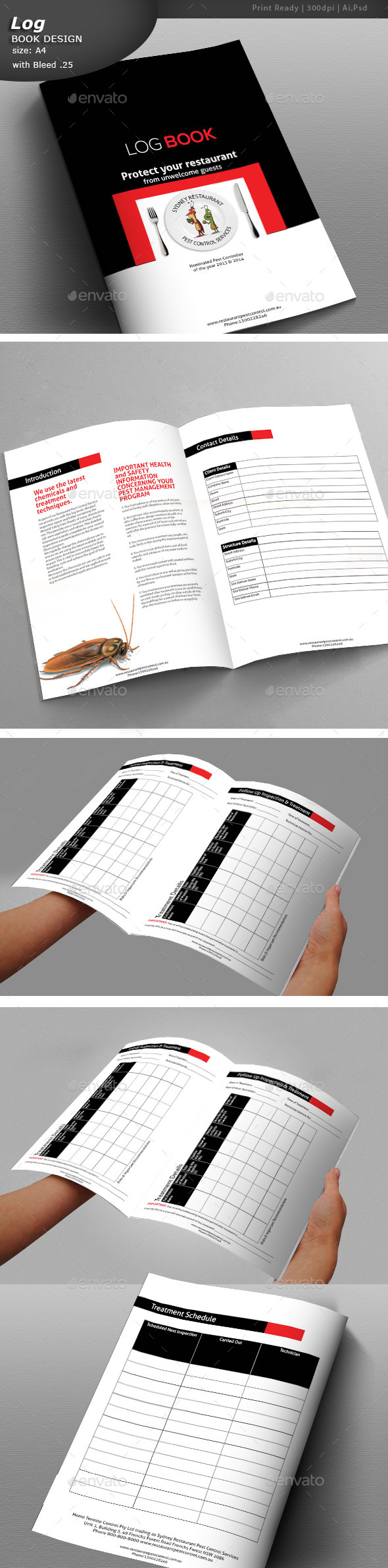 GraphicRiver Log Book Design 11298492 GraphicRiver Log Book Design 11298492