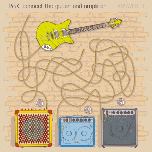 GraphicRiver Electric Guitar And Amplifiers 11298740 GraphicRiver Electric Guitar And Amplifiers 11298740