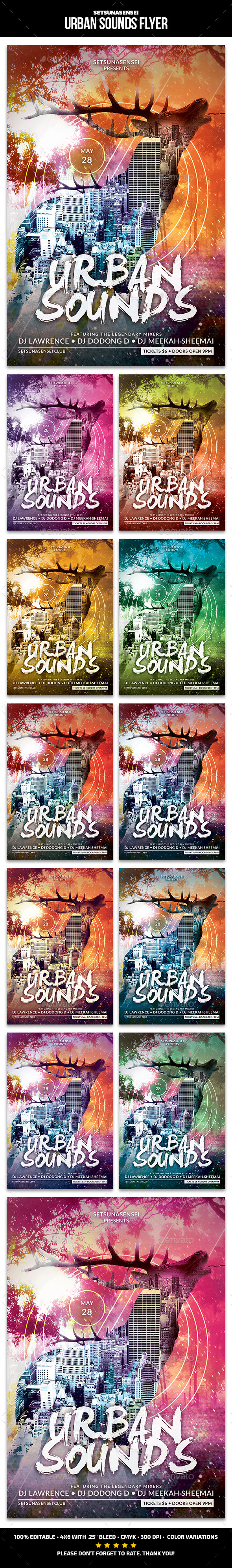 Urban Sounds Flyer