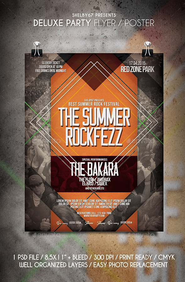 GraphicRiver Rock Music Flyer Poster Vol.6 11299489 GraphicRiver Rock Music Flyer Poster Vol.6 11299489