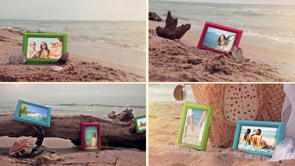 Free download Beach Frames Photo Gallery nulled Videohive