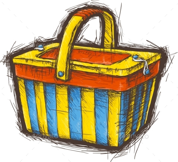 GraphicRiver Picnic Basket 11299634 GraphicRiver Picnic Basket 11299634