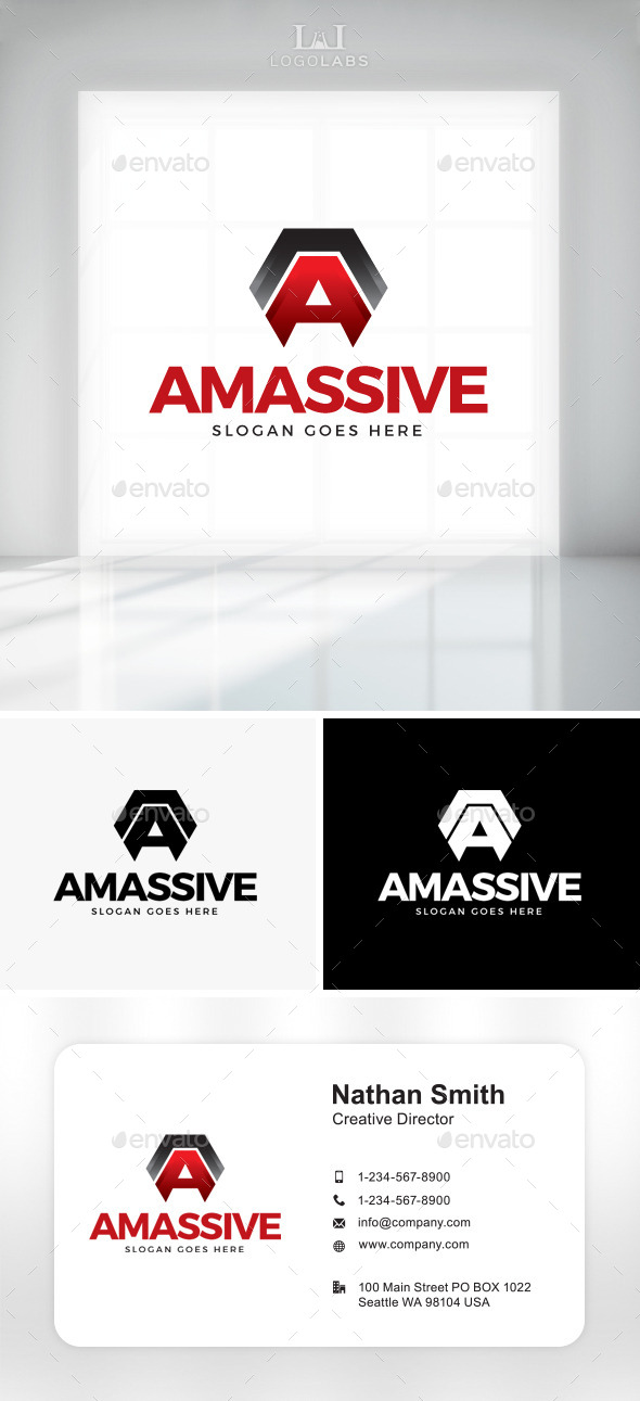 Amassive - Letter A Logo (Letters)