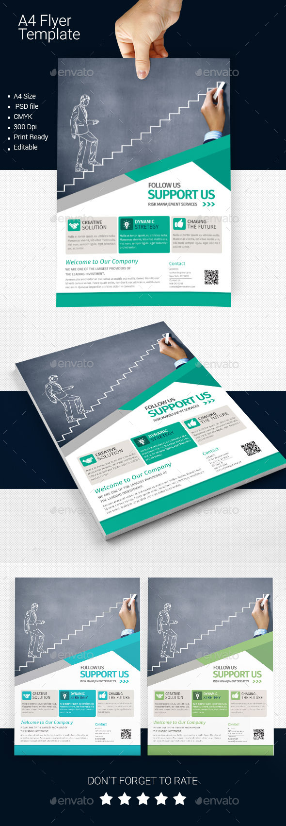 A4 Business Flyer Template 05 (Corporate)