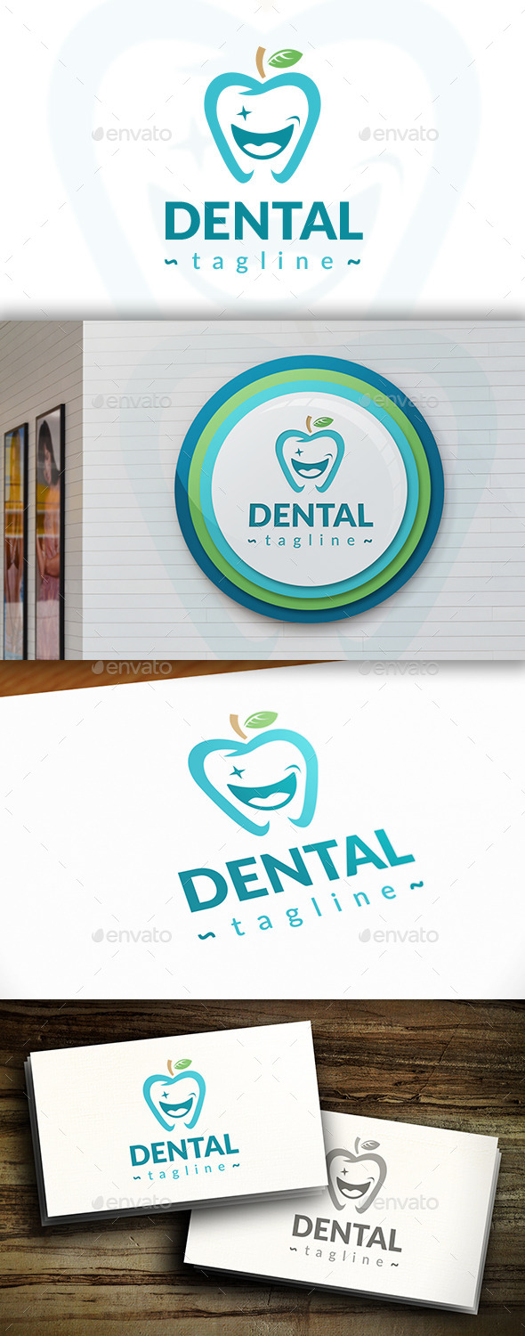 GraphicRiver Happy Dental Logo 11302588 GraphicRiver Happy Dental Logo 11302588