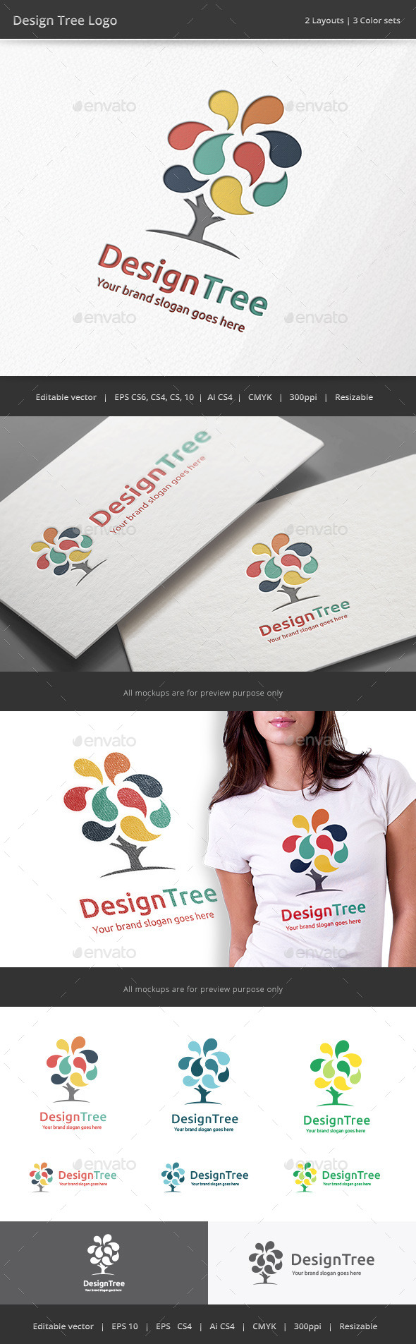 GraphicRiver Design Tree Logo 11303897 GraphicRiver Design Tree Logo 11303897
