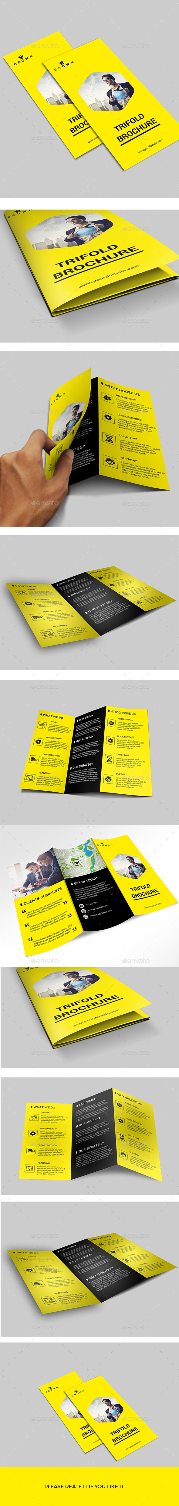 GraphicRiver Trifold Brochure 11305862 GraphicRiver Trifold Brochure 11305862