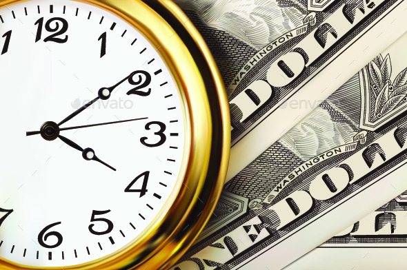 GraphicRiver Dollars and Watch 11305971 GraphicRiver Dollars and Watch 11305971
