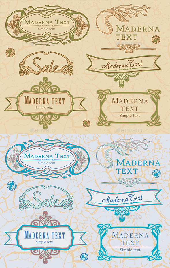 GraphicRiver Vintage Design Elements 11306024 GraphicRiver Vintage Design Elements 11306024