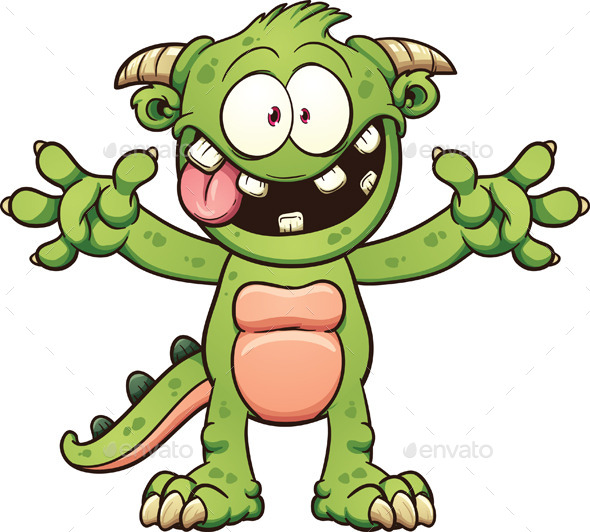 GraphicRiver Cartoon Monster 11307400 GraphicRiver Cartoon Monster 11307400
