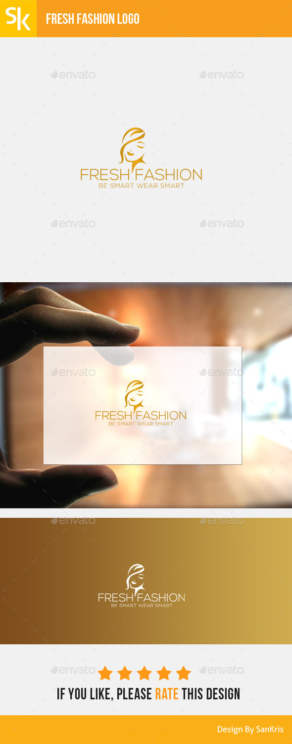 GraphicRiver Fresh Fashion Logo 11307644 GraphicRiver Fresh Fashion Logo 11307644