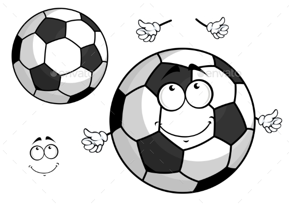 GraphicRiver Cartoon Football Or Soccer Ball Mascot 11309206 GraphicRiver Cartoon Football Or Soccer Ball Mascot 11309206